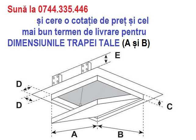 Trape de vizitare pentru tavane - acces în pod sau la instalații