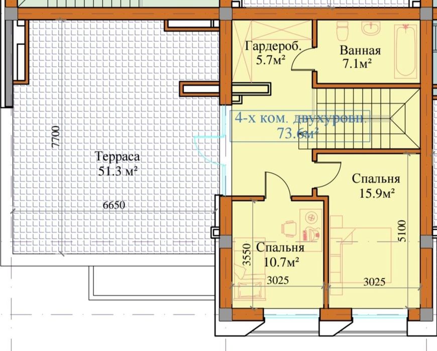 ЖК Mirabad City 4-х комнатная 173м2 ‼️ Посольство России