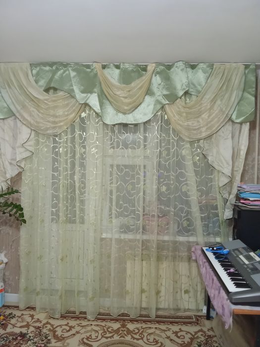 Тюль+ламберкин 3*5метр