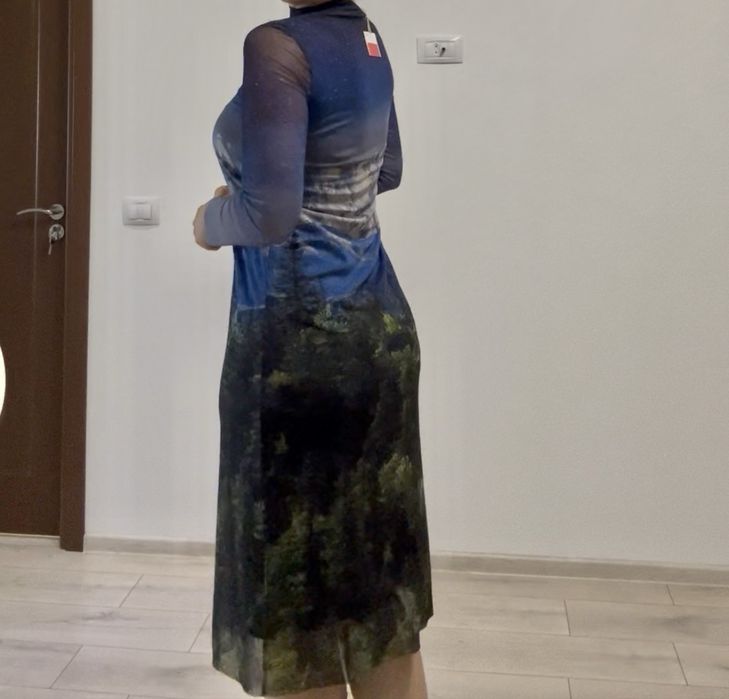 Rochie Jimmy Key, mărimea S, nouă cu etichetă, print munte