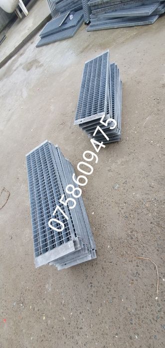 Trepte zincate 80x27cm