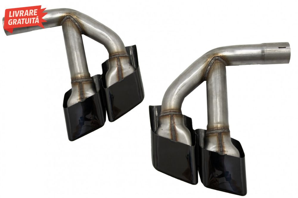 Ornamente toba Audi Q7 4M (2015-2019) SQ7 Design Negru doar pentru Ben