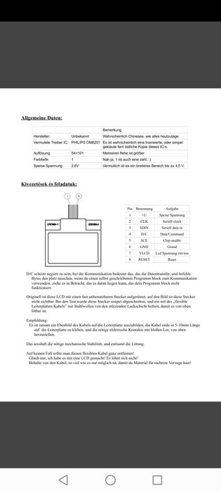 LCD display Siemens C35/M35