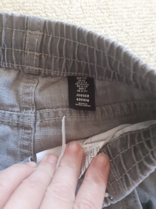 Дънки Denim 6-7 год и панталон Уайкики 7 8 год и блузка H&M