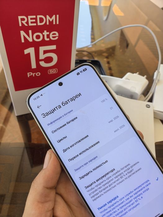 Redmi Note 15 Pro 5G в идеальном состояние, полном комплекте!