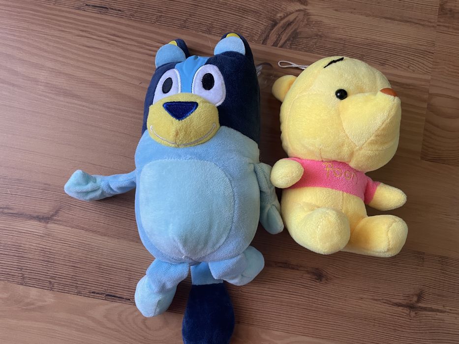 Плюшени играчки Bluey, мечо пух, scooby doo