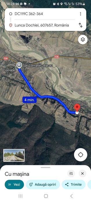 Casa batraneasca + teren 8000mp, 6euro/mp intravilan Caiuti, jud BC