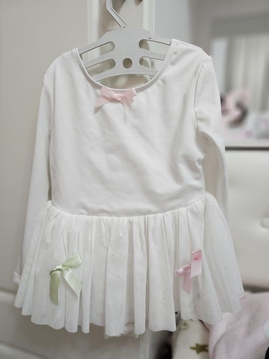 Bady balet alb, Shein