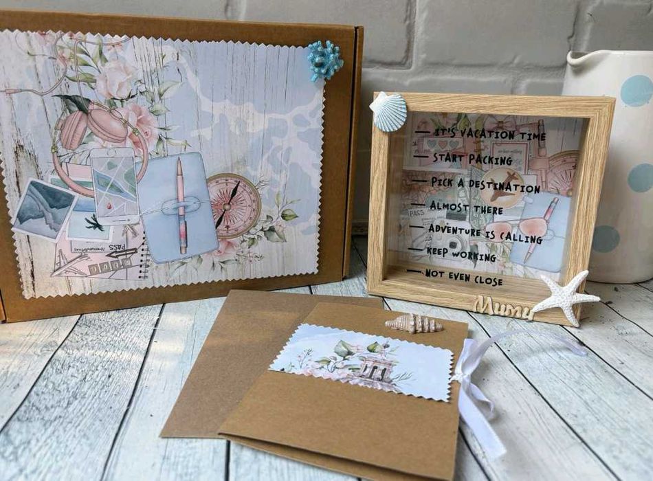 Касичка с морски мотиви