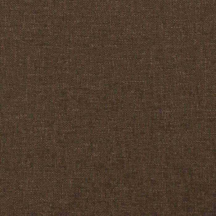 Tăblii de pat 200x5x78/88 cm, material textil maro închis VidaXL