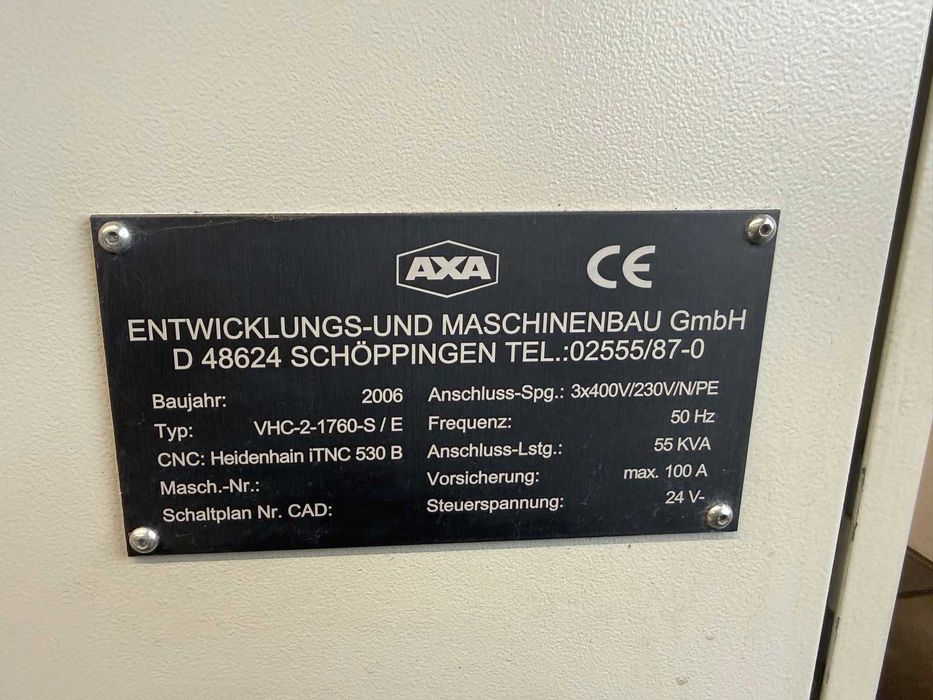 Centru de prelucrare CNC cu 4 axe AXA VHC 2S