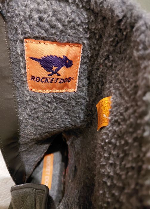 Rocket Dog - Дамски ботуши Slope, С цип, Велур, Сиви, номер 39