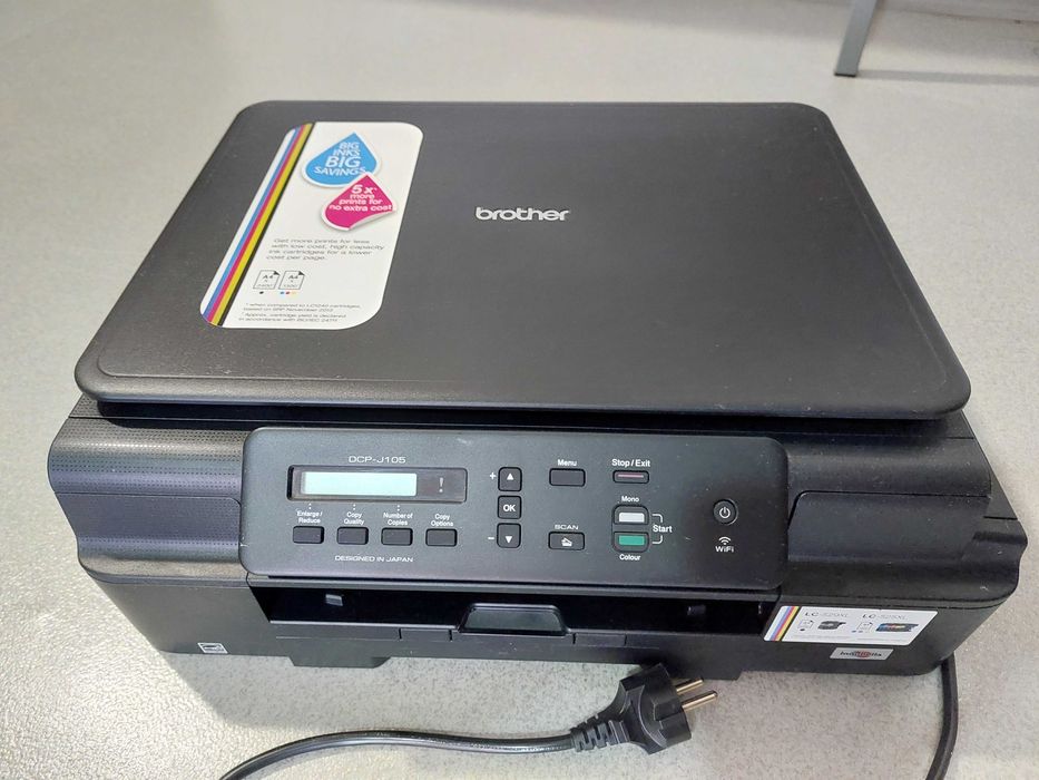 Brother DCP-J105 | Цветен мастилено-струен принтер | Скенер | Wi-Fi