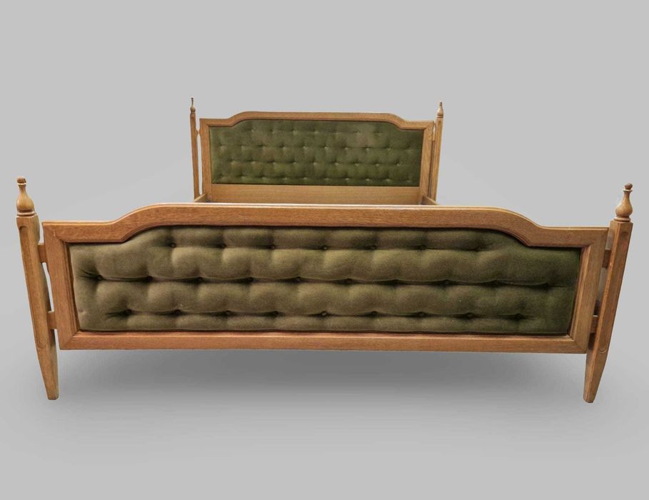 *ПРОМО* Дъбова винтидж спалня с двa броя нощни шкафчета