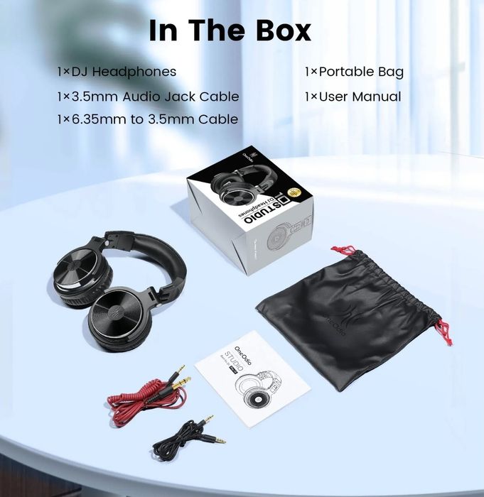 Simli Naushnik Studio uchun OneOdio Studio Pro 10