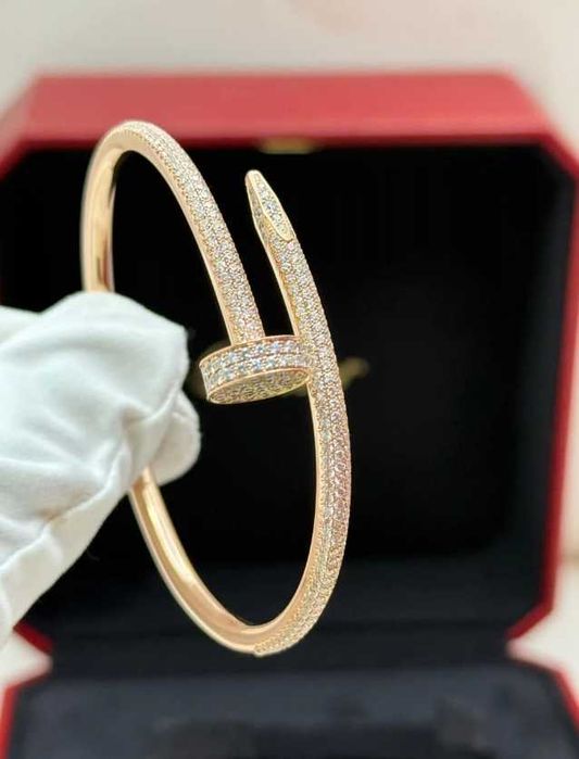 Brățară Cartier Juste Un Clou (Cui) cu cristale - nouă, în cutie