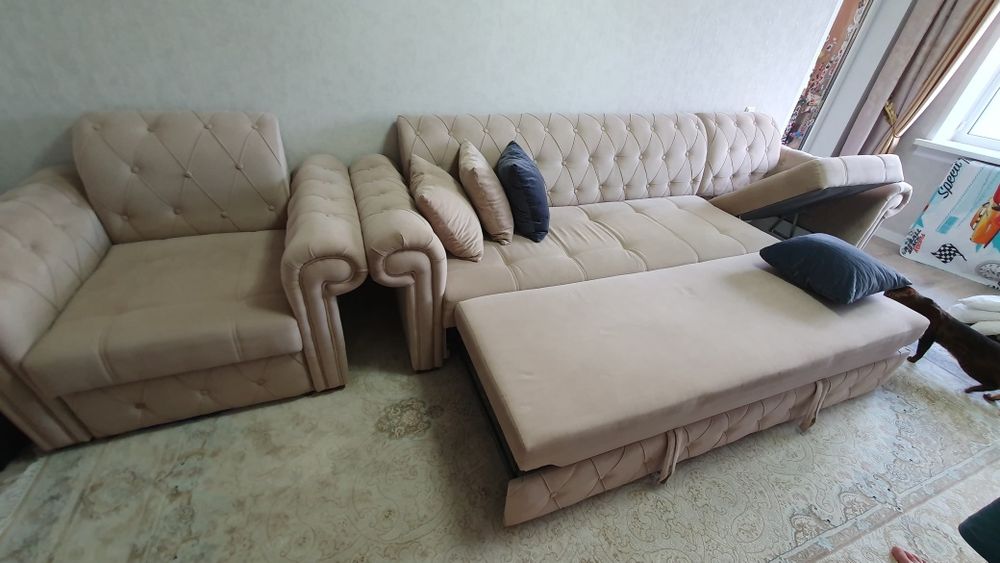 Диван и 1 кресло