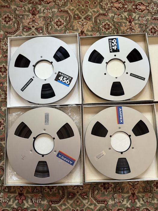 magnetofon AMPEX 456 Grand Master 1/2" Role metalice