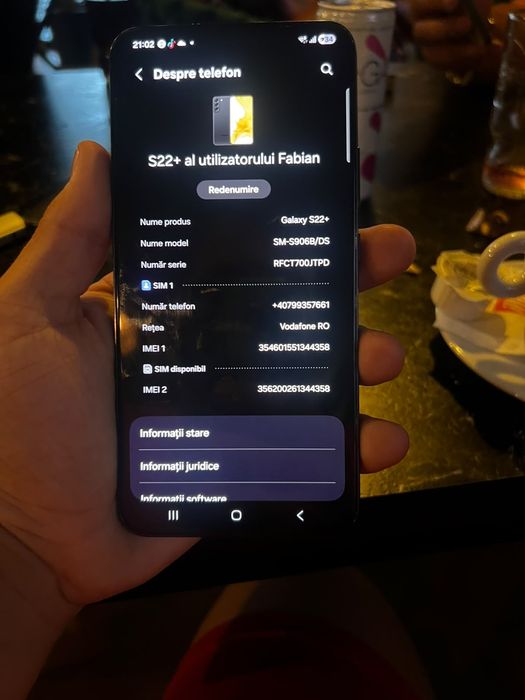 Samsung S22Plus impecabil