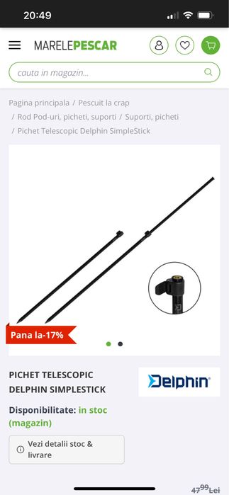 Vand rodpod pro fl de 4 posturi plus doua picioare in plus de 80-130 cm