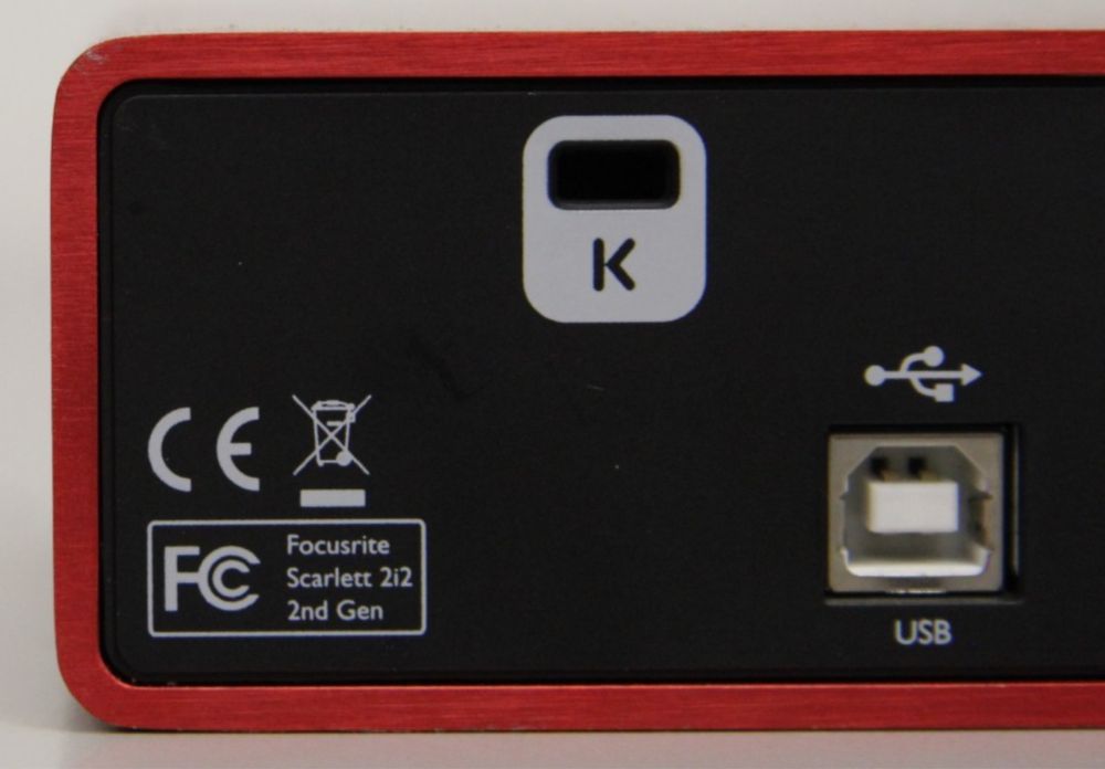 Placa Scarlett Focusrite 2i2 2nd gen