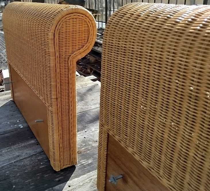 Странични облегалки от ратан за фотьойл или диван.
