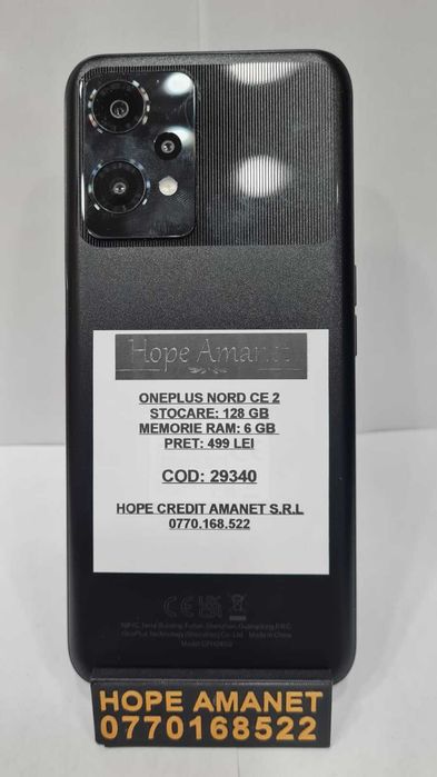 Hope Amanet P1/ONEPLUS NORD CE2 128GB/6GB RAM #29340
