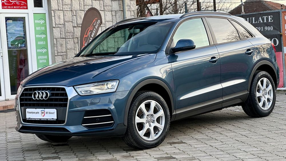 Audi Q3 2016 1.4 TFSI 150 CP EURO 6 S line – Rate fără avans / Garanție 12 lun