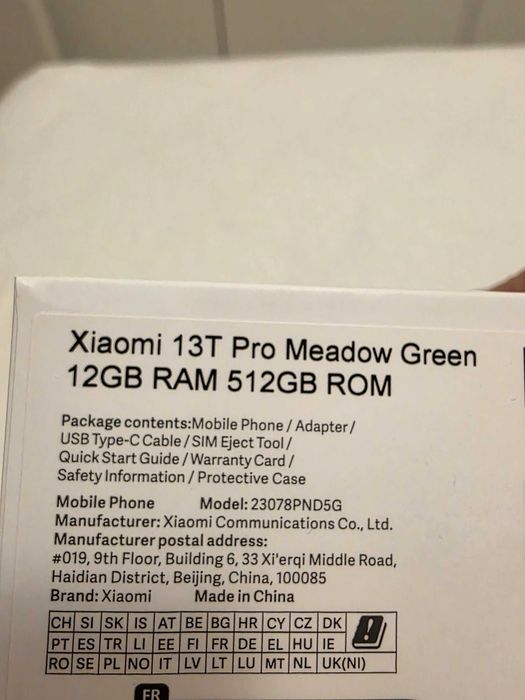 Xiaomi 13T pro 512GB,12GB RAM