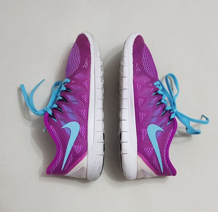 Adidasi NIKE FREE 5.0Fucsia Flash, pantofi alergare nr 38, 5 EU (lady)