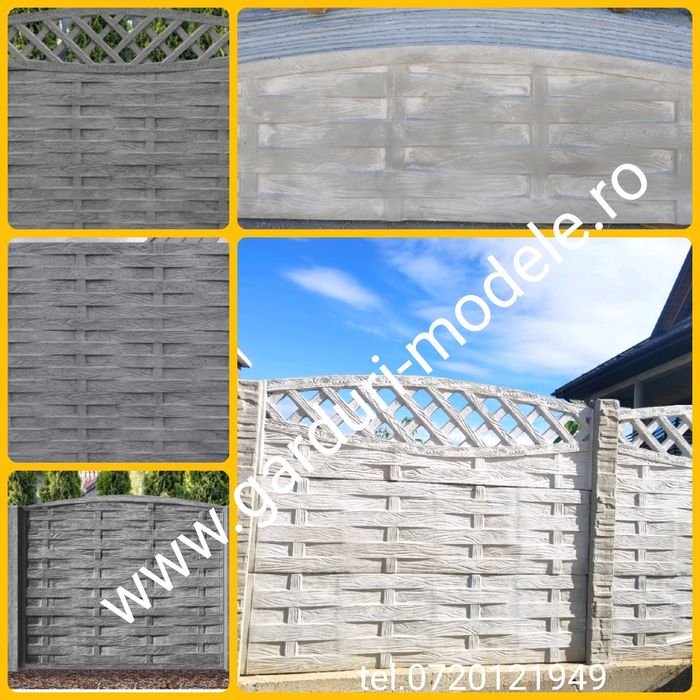 Garduri pentru protectie maxima .Transport Gratuit.din placi prefabric