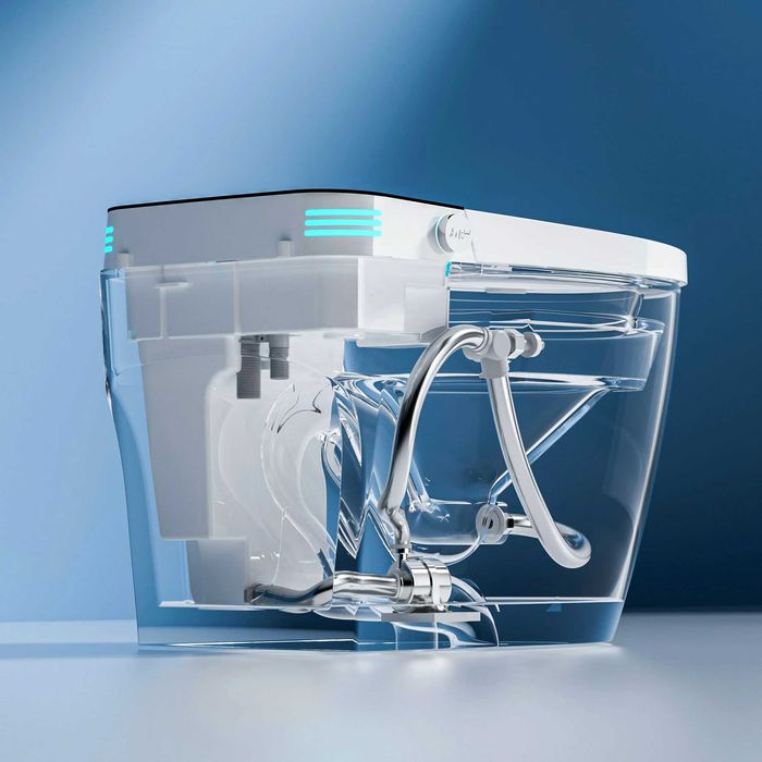 Мултифункционална смарт тоалетна с биде, подгрев, сушене, масаж