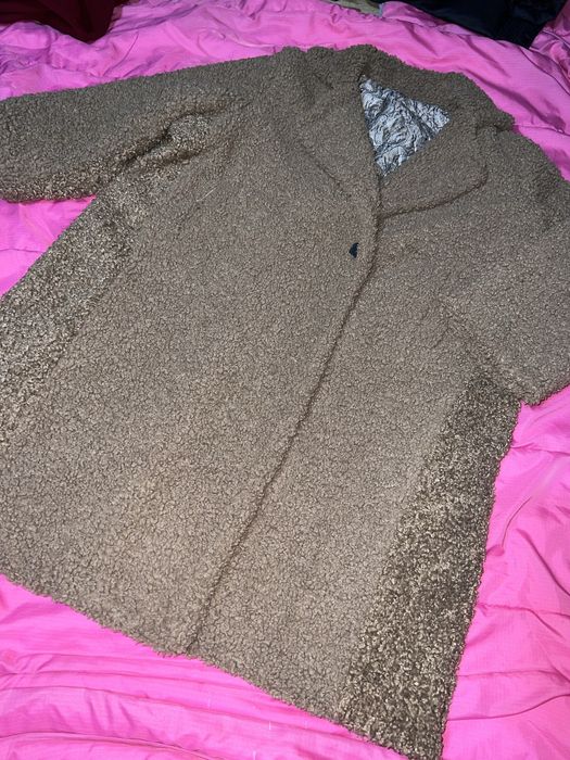 Пальто тедди большой размер 2/3XL