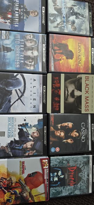 Filme blu-ray steelbook și 4k