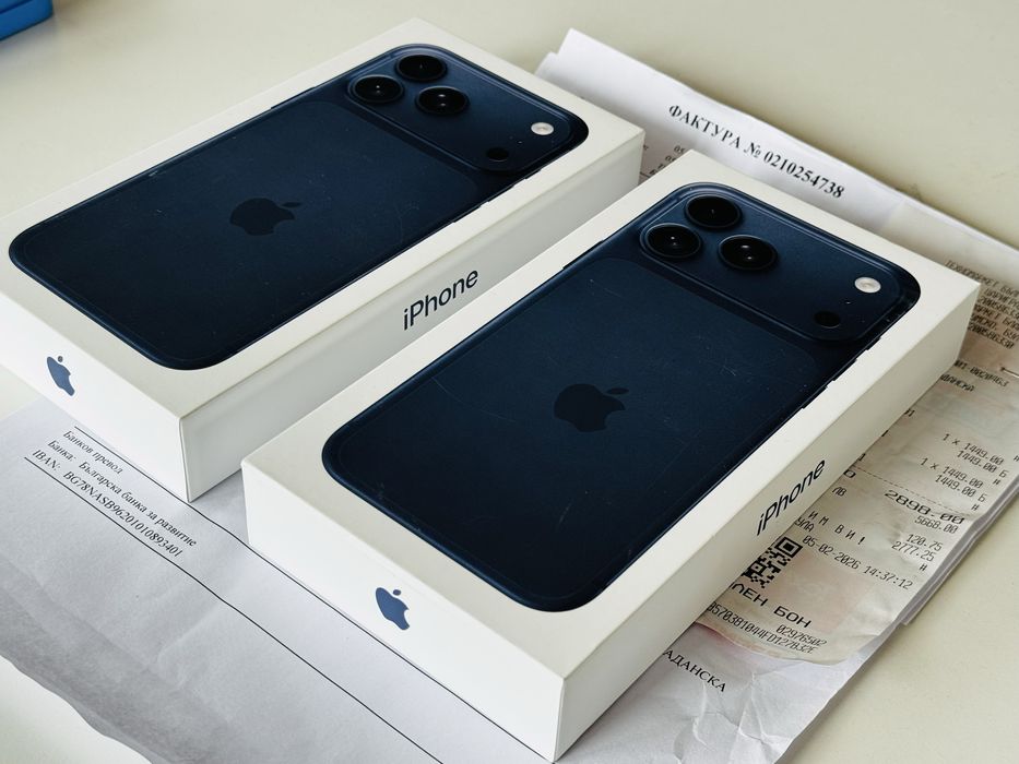 НОВИ! Iphone 17 Pro Max 256GB Blue Гаранция 2 години