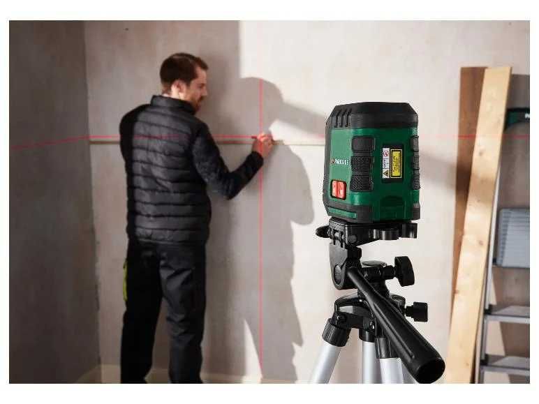 PARKSIDE лазерен нивелир с кръстосани линии и статив,PKLL 10 B4