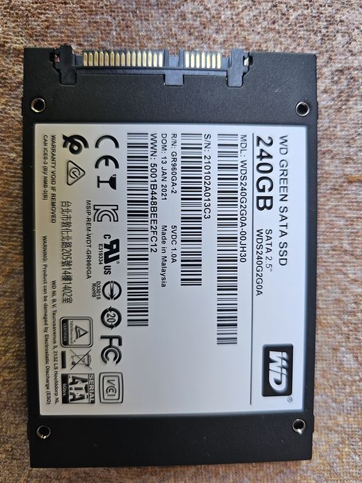 Ssd диск WD 240 гб