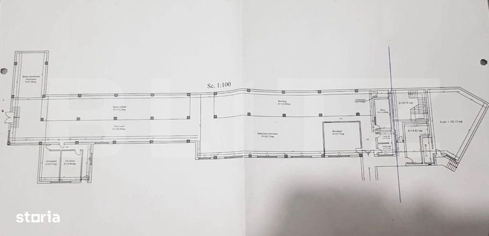 Spatiu comercial-850mp, la cheie, zona Centrala