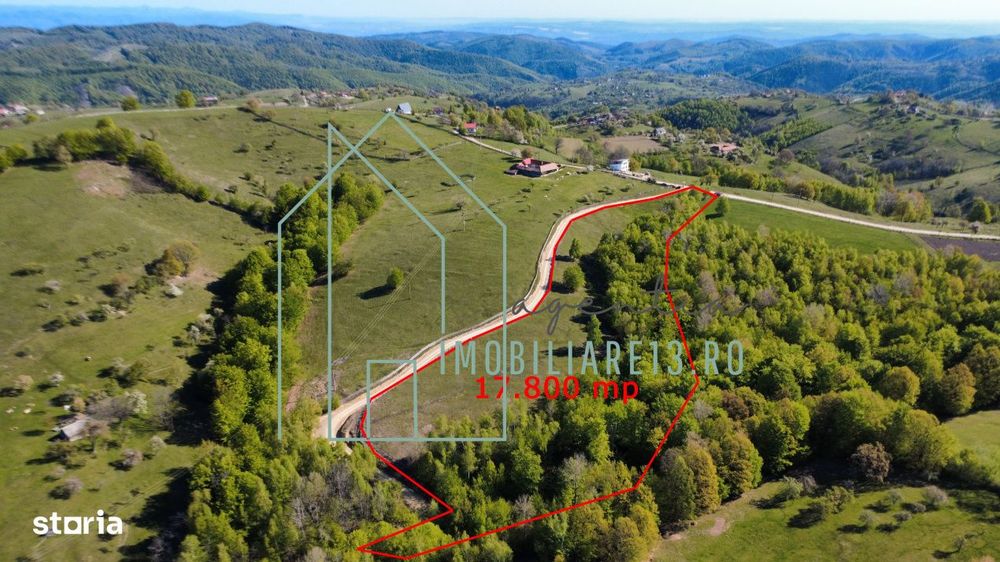 Teren in suprafata de 1.78 Ha in Purcareti, Jud. Alba cu apa si curent