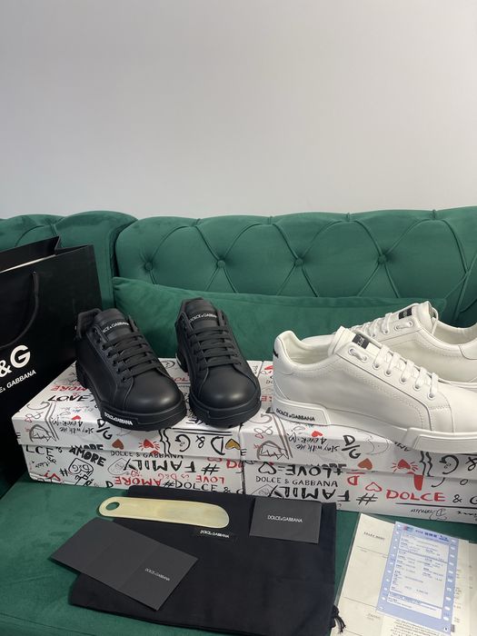 Adidasi Dolce Gabbana piele naturala 100% Full Box colectie noua