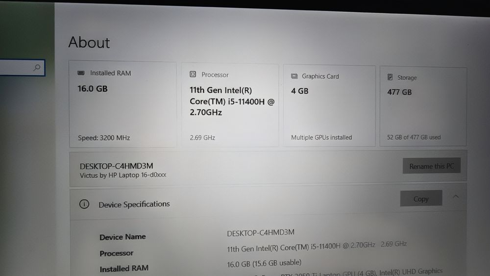 Лаптоп HP Victus