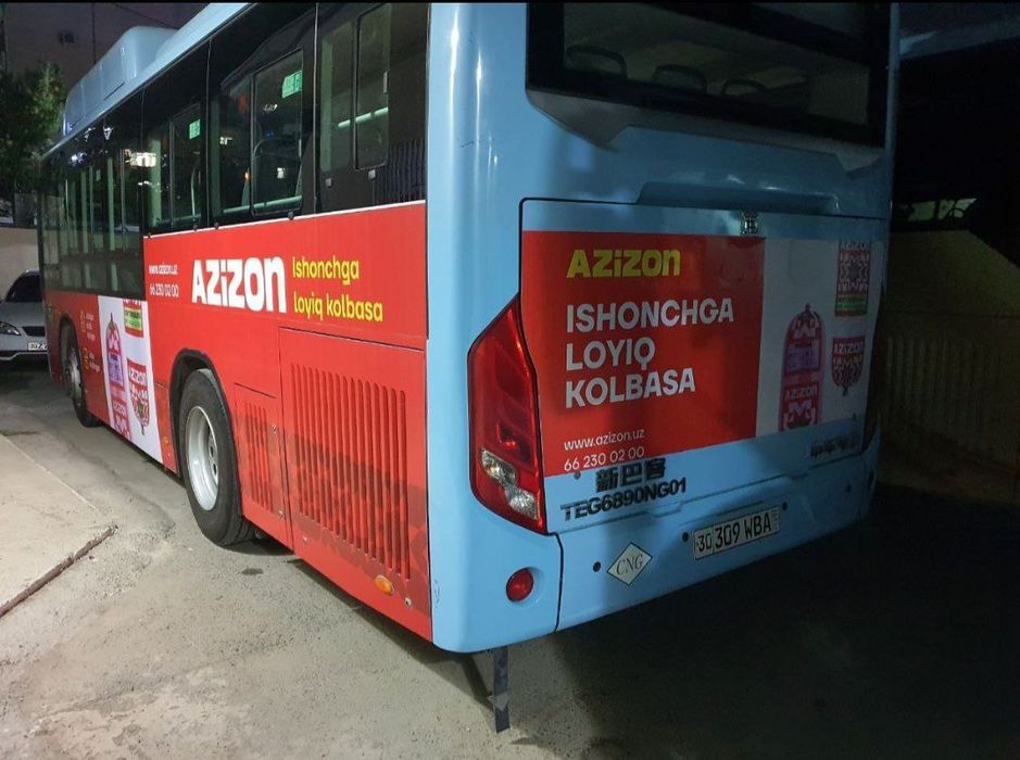 Автобус/Avtobus/Tashqi reklama/Ташки реклама/Карши/Qarshi/