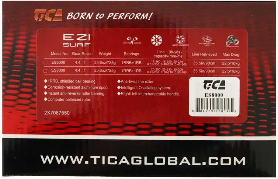 Мощна макара за морски риболов Tica ES 8000
