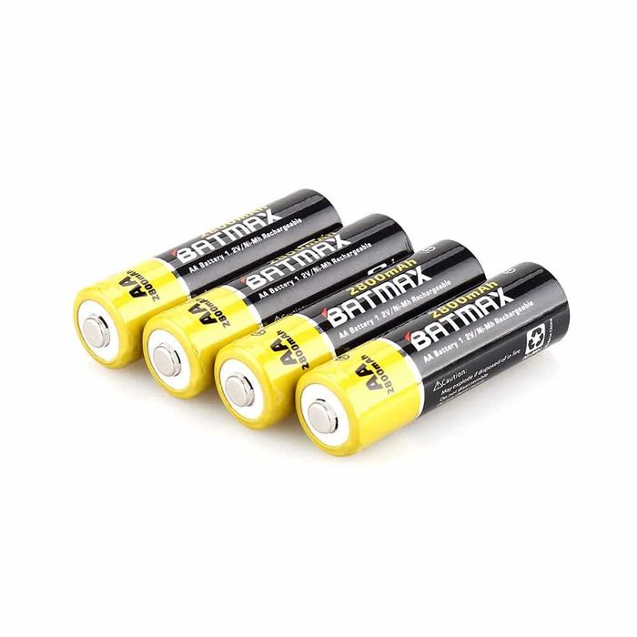 Set 4 / 8 / 12 / 16 / 20 acumulatori BATMAX reincarcabili AA 2800mAh