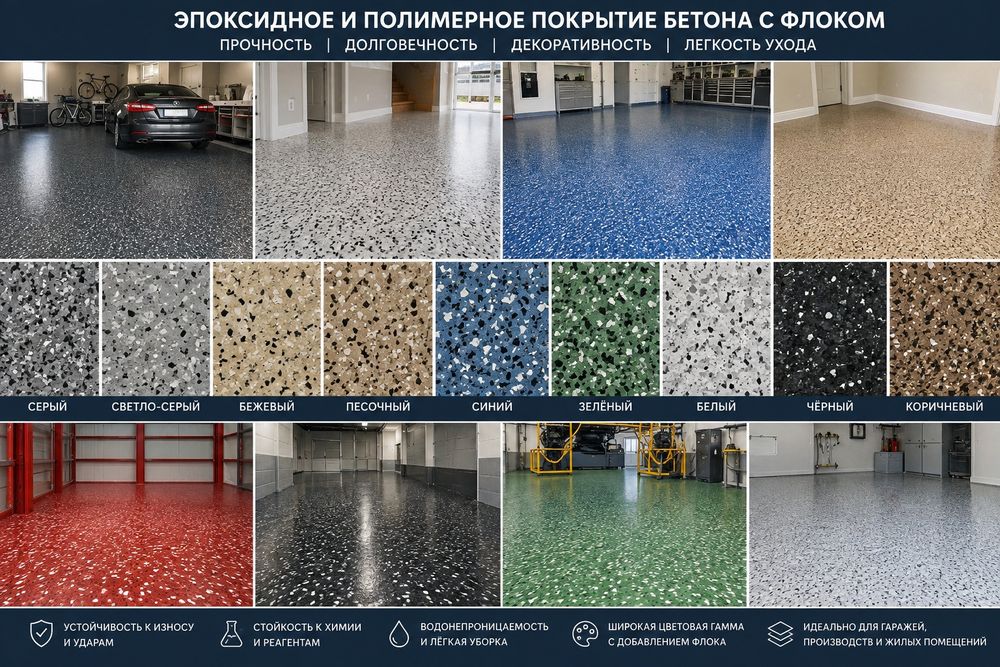 Эпоксидные  полимерные покрытия