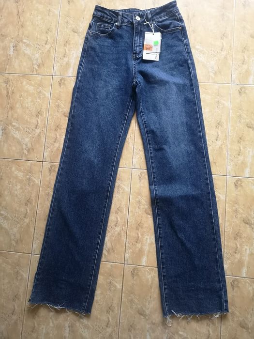 Дамски дънки   с висока талия