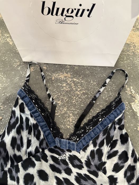 Оригинален Blumarine Копринен топ