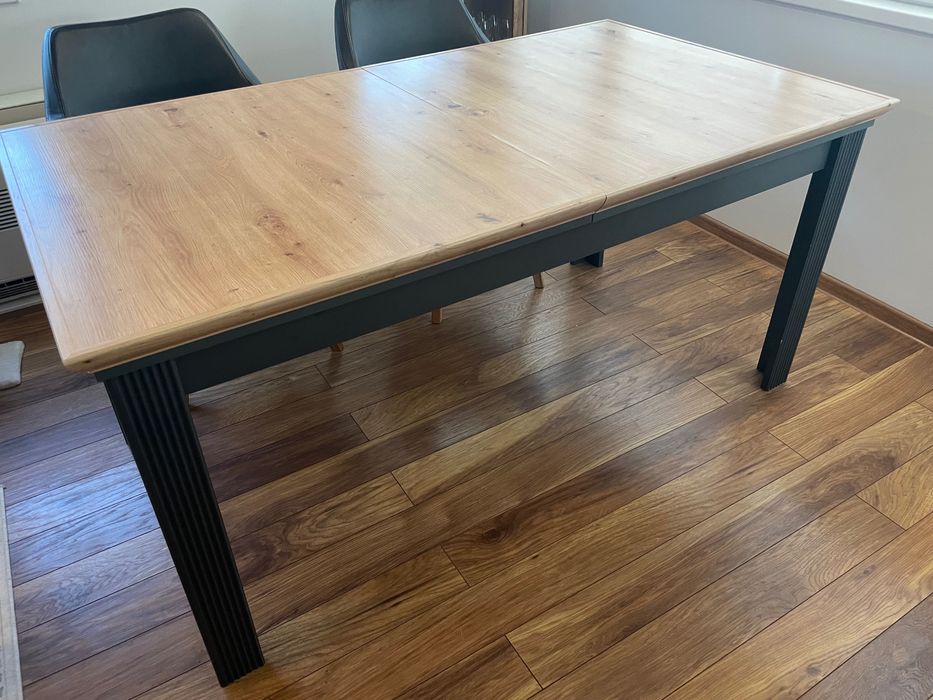 Трапезна маса - разтегателна, 160/90 см, 220/90 (разтегната)