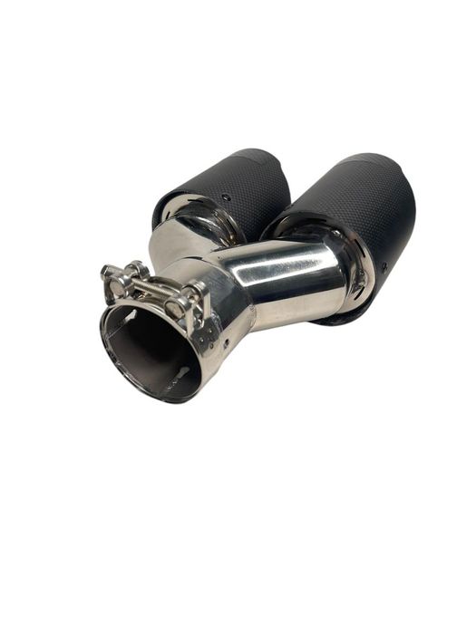 1бр. Карбонов ауспухов накрайник неръждаема стомана