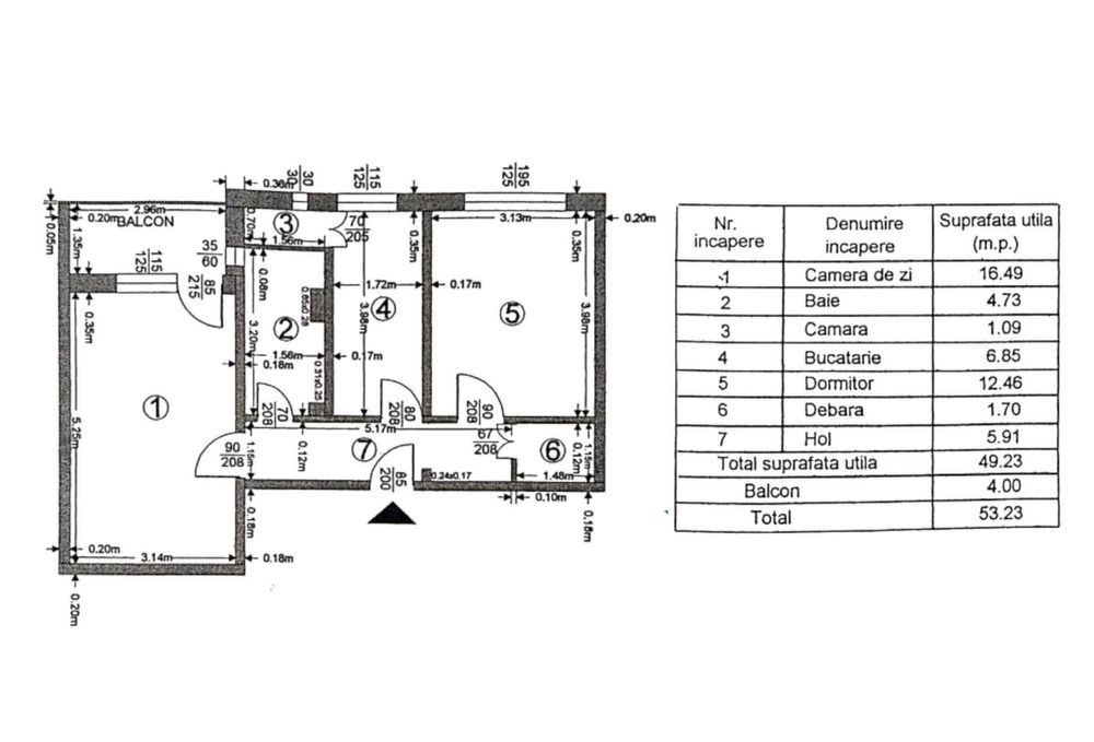 Apartament 2 camere decomand în Ostroveni A-uri